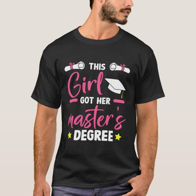 Har hennes magisterexamen i Studenten T Shirt (Framsida)