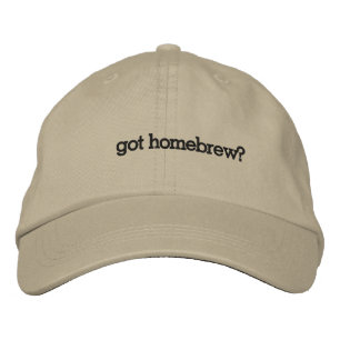 Har Homebrew? Broderad Keps