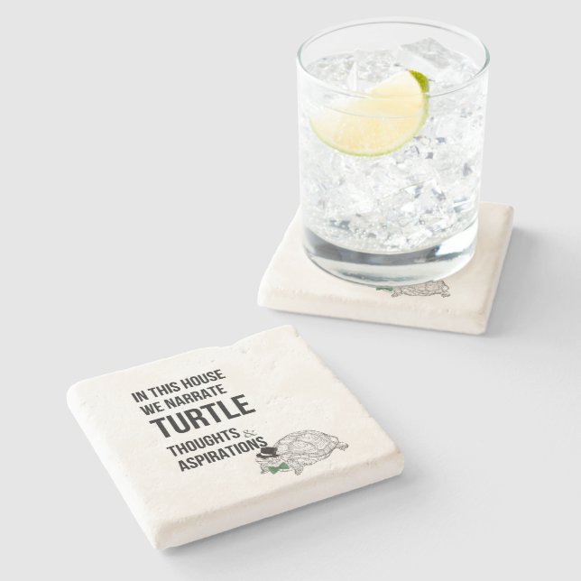 HÄR I KAMMAREN FINNS ETT LUNT TURTLE älskare-citat Stenunderlägg (Sidan)