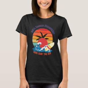 Här i Surfa: Sol-retro 60-årsjubileet, matad somma T Shirt