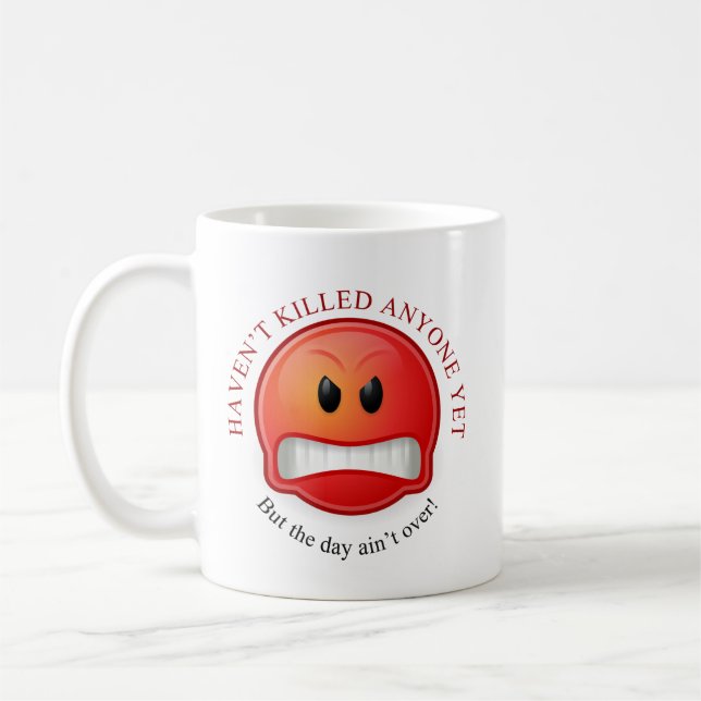Har inte dödat någon ännu kaffemugg (Vänster)