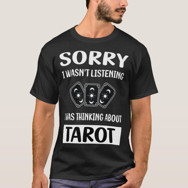Har inte lyssnat på Tarot T Shirt (Framsida)
