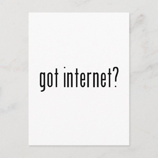 har Internet? Vykort (Framsida)
