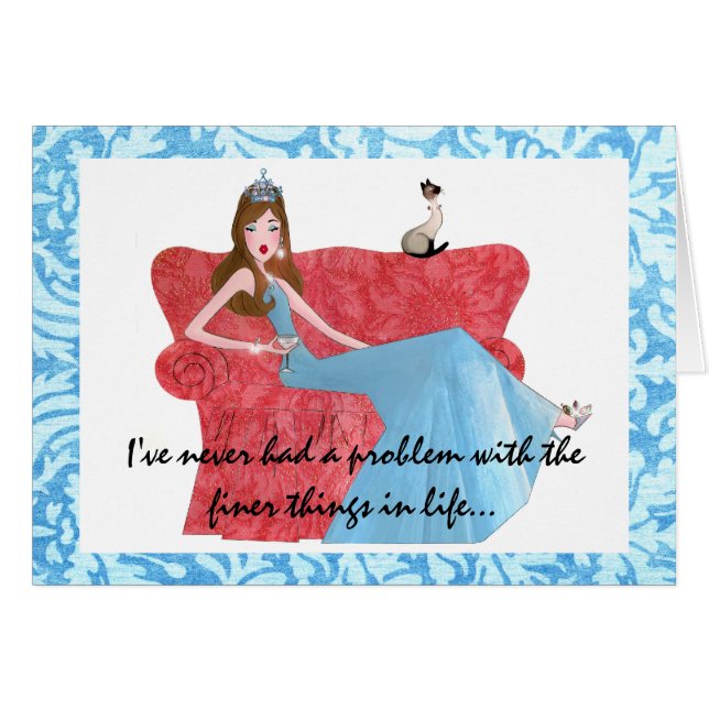 "Har jag aldrig haft ett problem med de mer fina Hälsningskort (Framsidan Horizontal)