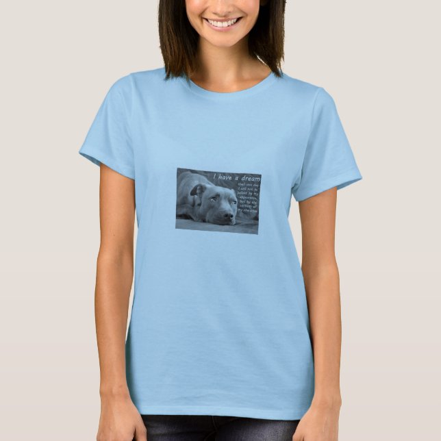 "Har jag en dröm-" groptjurbebis - docka T T-shirt (Framsida)
