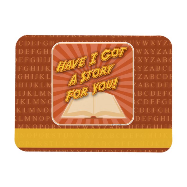 Har jag Har en PR-slogan för skrivprogram? Magnet (Horisontell)