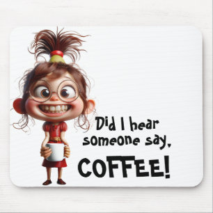 Har jag hört kaffe? musmatta