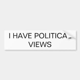 "HAR JAG POLITISKT BESKÅDAR" den AllPurpose Bildekal