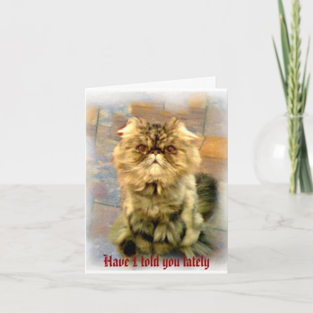 Har jag sagt det på sistone? . kort (Framsida)