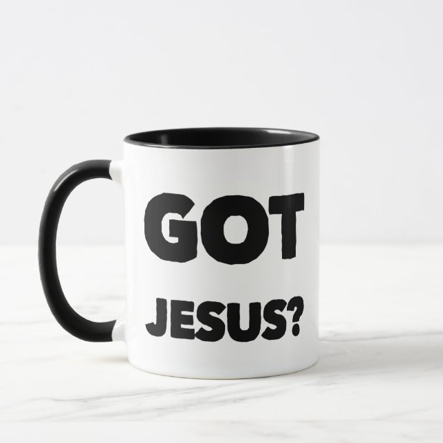 Har Jesus? Kaffe Mugg (Vänster)