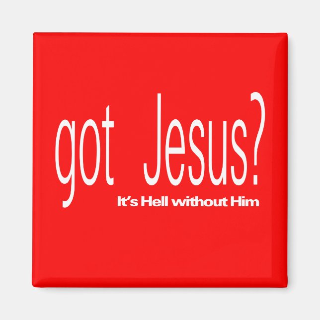 Har Jesus Magnet (Framsidan)