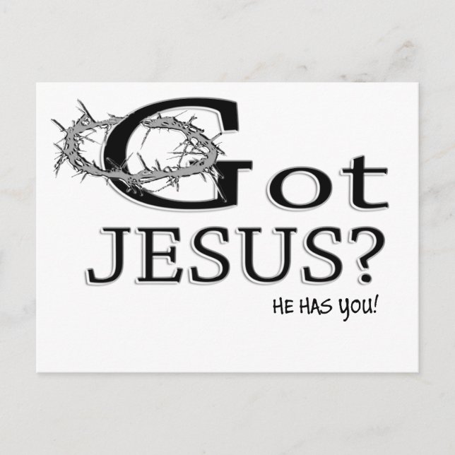 Har Jesus? Vykort (Framsida)