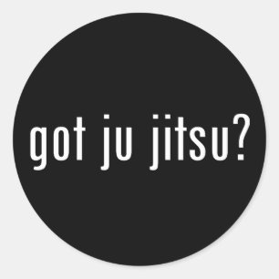 har ju jitsu? runt klistermärke