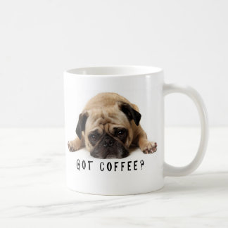 Har kaffe? Pug mugg