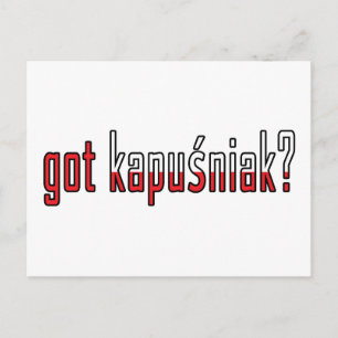 har kapusniak? Flagga Vykort