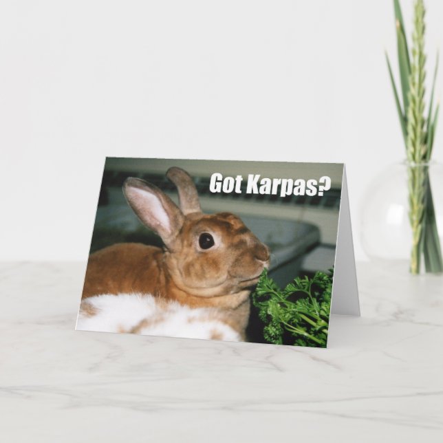 Har Karpas? Kort (Framsida)