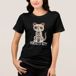 Här katten katten kattunge halloween dekoration ou t shirt