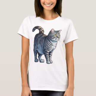 Här Kattunge, Kattunge! Alla kärlek en Tabby katt! T Shirt