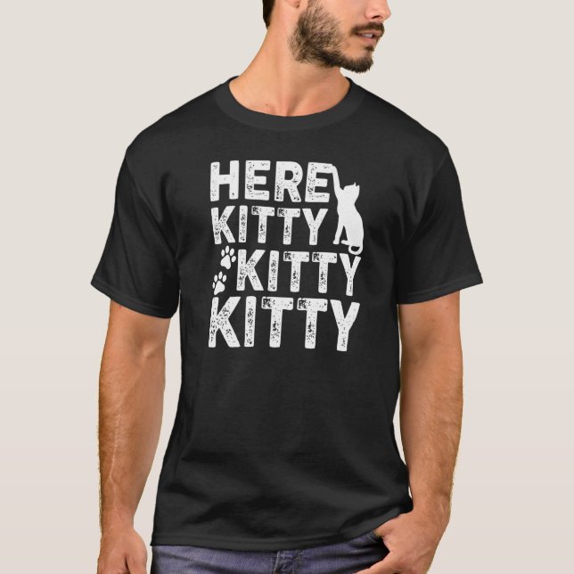 Här Kattunge Kattunge Kattunge T Shirt (Framsida)