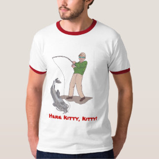 Här kattungeCatfishing T-tröja Tee