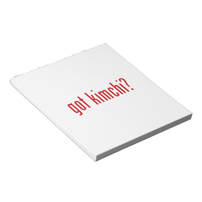 har Kimchi? Anteckningsblock (Vinklad)