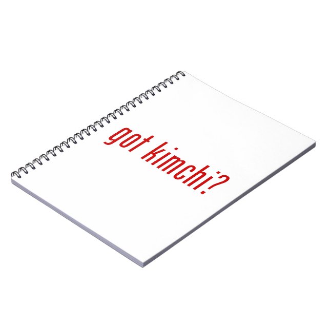 har Kimchi? Anteckningsbok Med Spiral (Vänstra Sidan)