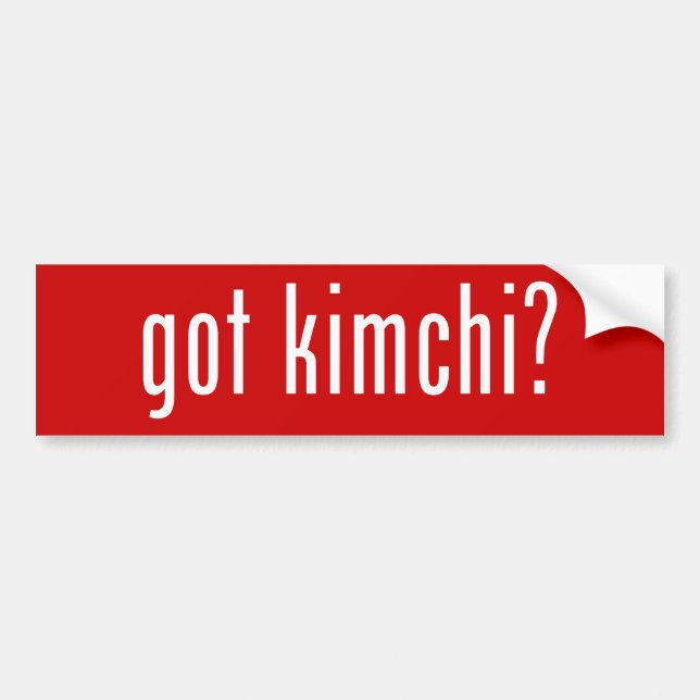 har Kimchi? Bildekal (Framsidan)