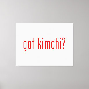 har Kimchi? Canvastryck