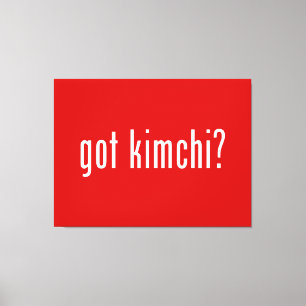 har Kimchi? Canvastryck