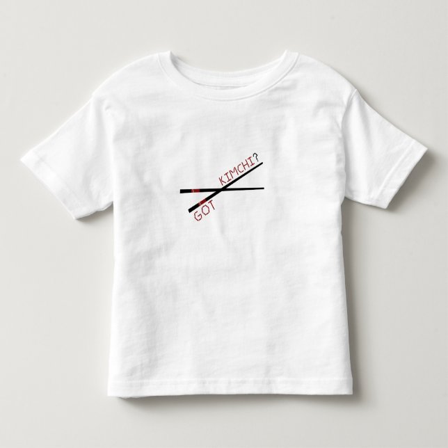 Har Kimchi? Kopsticks T Shirt (Framsida)