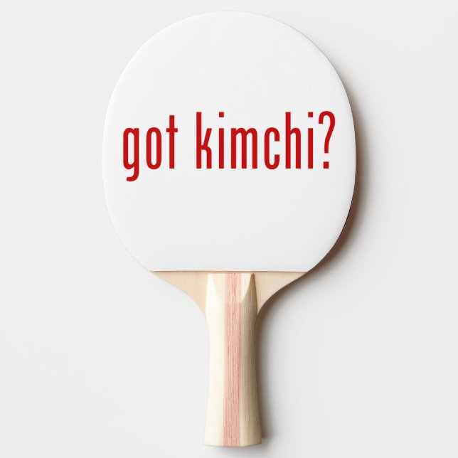 har Kimchi? Pingisracket (Framsidan)
