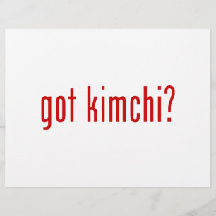 har Kimchi? Reklamblad