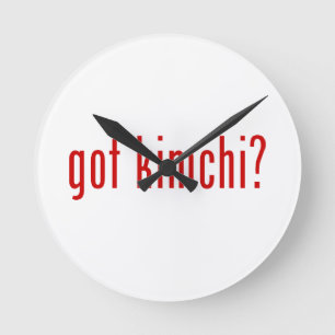 har Kimchi? Rund Klocka