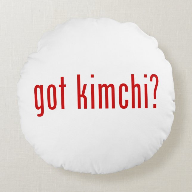 har Kimchi? Rund Kudde (Framsidan)