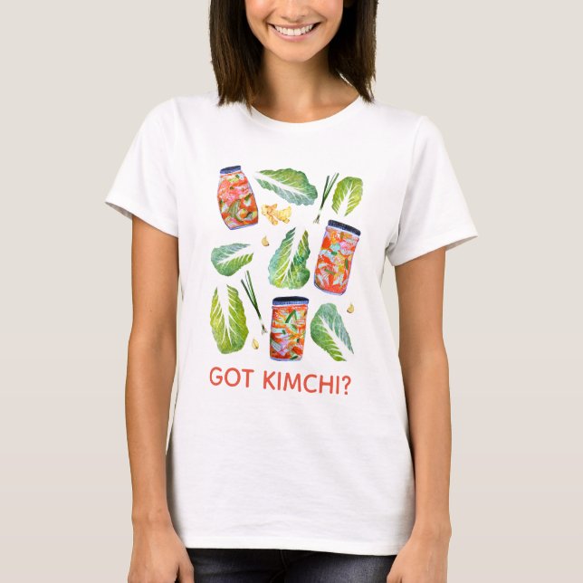 HAR Kimchi? Spicy Roligt Watercolor T Shirt (Framsida)