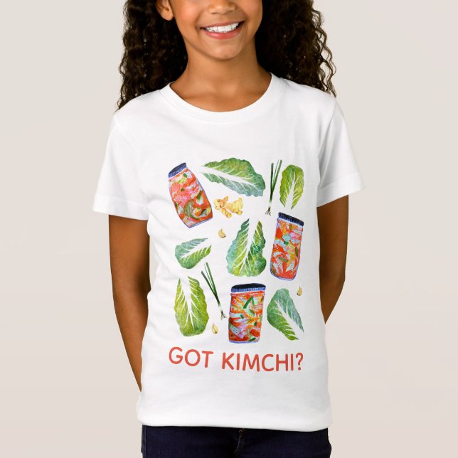 HAR Kimchi? Spicy Roligt Watercolor T Shirt (Framsida)