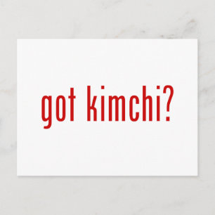 har Kimchi? Vykort
