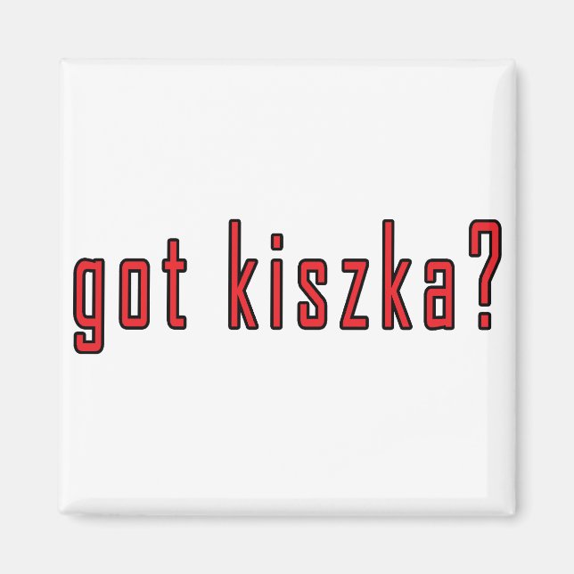 har kiszka? magnet (Framsidan)