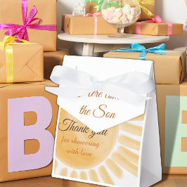 Här Kom är Son Sunshine Baby Shower Presentaskar