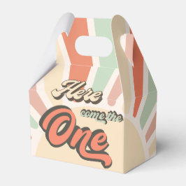 Här Kom den ensolshine Retro Rainbow Birthday Presentaskar