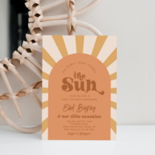 Här kommer babyduschen i Sol Sol Baby Shower I Inbjudningar