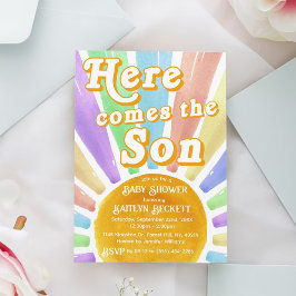 Här kommer barnskåran för son Retro Boys Inbjudningar