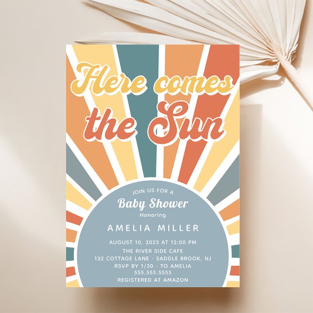 Här kommer barnsköparna i Sol Inbjudningar (Skapare uppladdad)