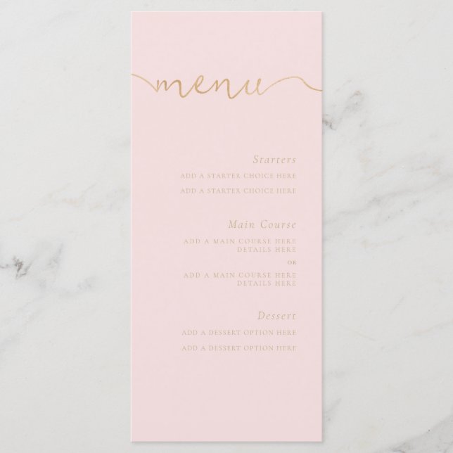 Här kommer Bride Meny (Framsida)