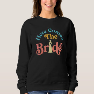 Här kommer bruden Bröllopsduschidé för f T Shirt
