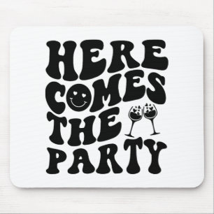 Här Kommer Bruden Party Retro Groovy Bachelorette Musmatta