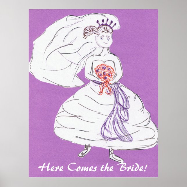 Här kommer bruden poster (Framsidan)