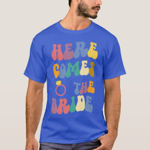 Här kommer bruden Retro ring möhippa T Shirt