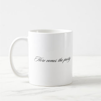 Här kommer brudtärnan på festen kaffemugg