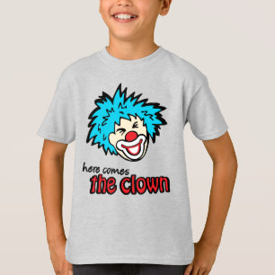 Här kommer den clown barnens t-shirt